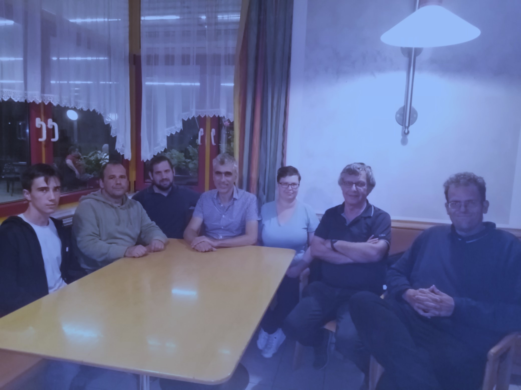 Der neue ASV SSB Vorstand v-l-n-r- Thomas Götsch, Andreas Steger, Davide Olivetti, Luca D'Ambrosio, Carmen Lantschner, Anton Christanell und Manuel Ratschiller.